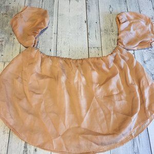 Lucca Champagne Crop Top